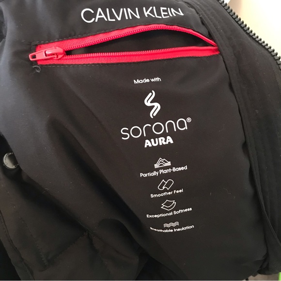 NWT Calvin Klein Black Puffer Jacket Sorona Aura Infinite Stretch 0 Degree Small - Picture 13 of 16